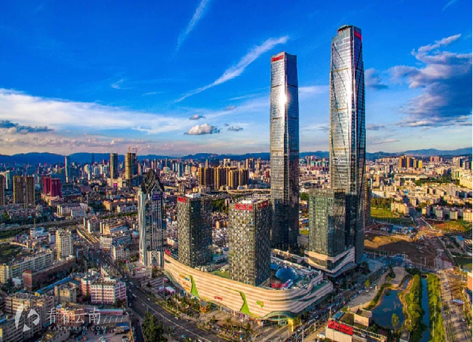 昆明双塔地标（来源：网络）