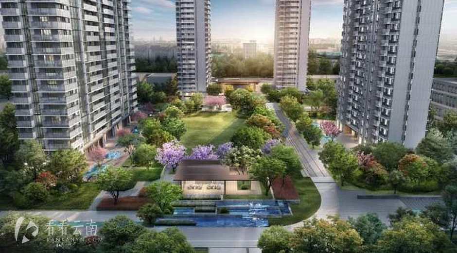 项目中庭效果图