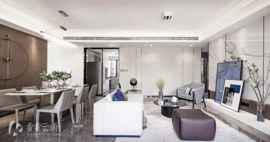 143㎡客餐厅实景图