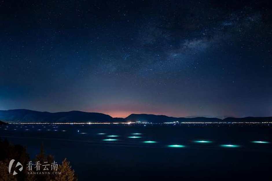 抚仙湖星空实拍图
