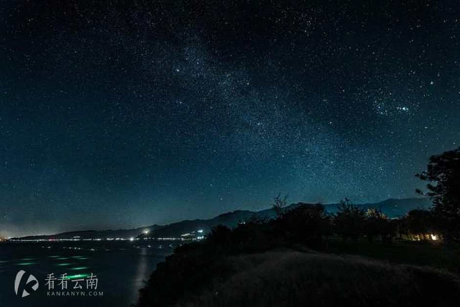 抚仙湖星空实拍图
