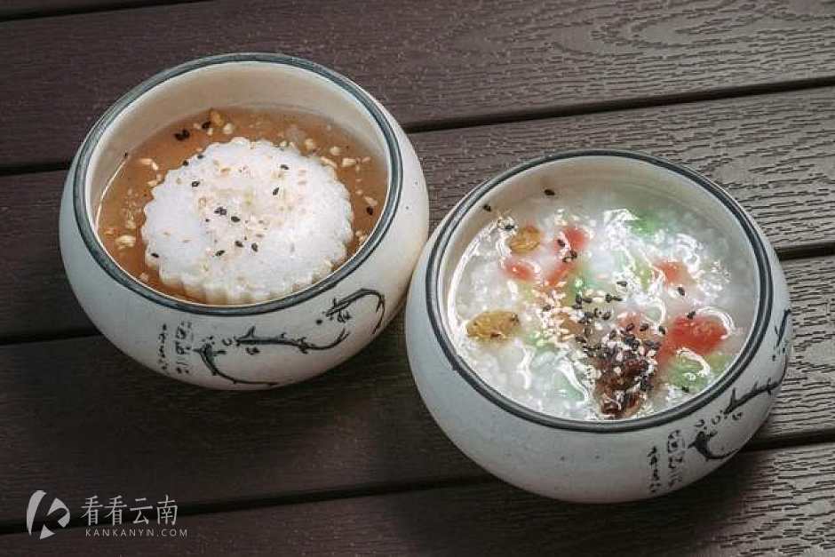 米糕藕粉、冰稀饭实拍图