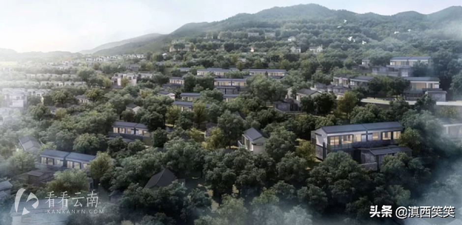 大理茶博院鸟瞰效果图