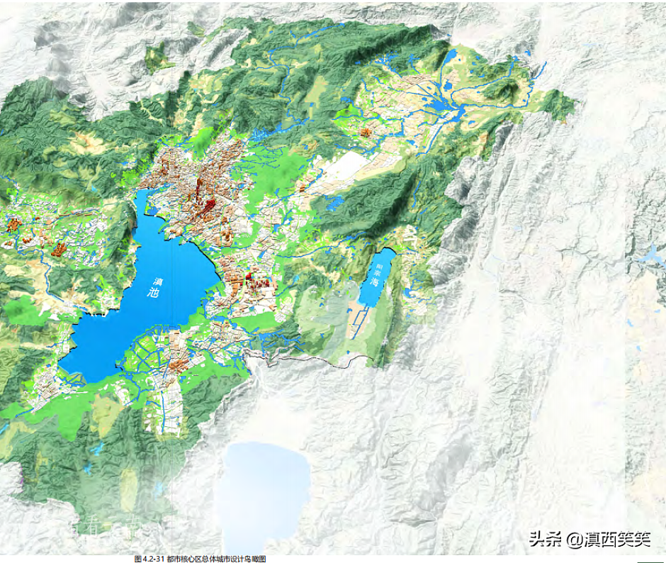 阳宗海和呈贡新区仅间隔一座梁王山