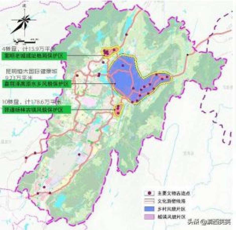 2020年,嵩明杨林职教园区、杨林开发区新推房源面积体量是最大的