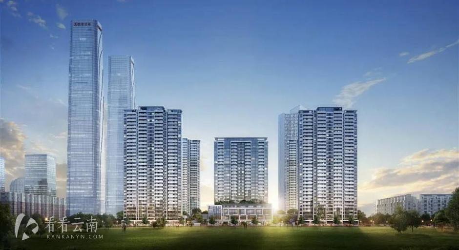锦粼天序建筑群落图