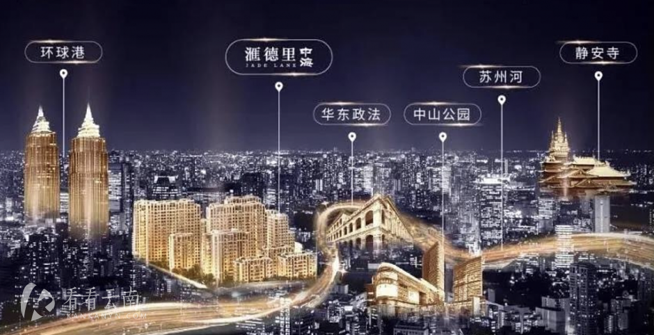 上海汇德里项目区位优势示意图