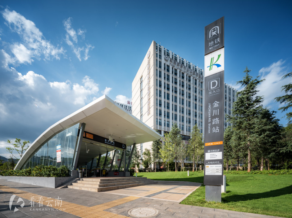 地铁4号线金川路站 实拍图