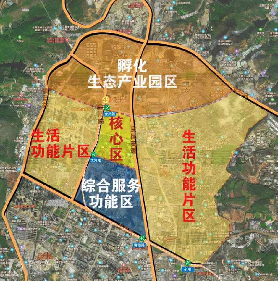 西北新城规划图