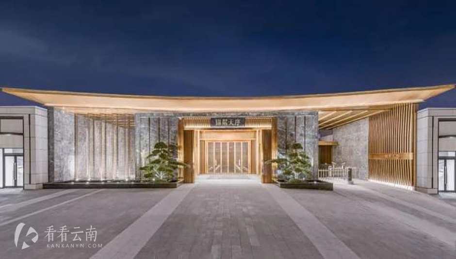 锦粼天序大门实景图