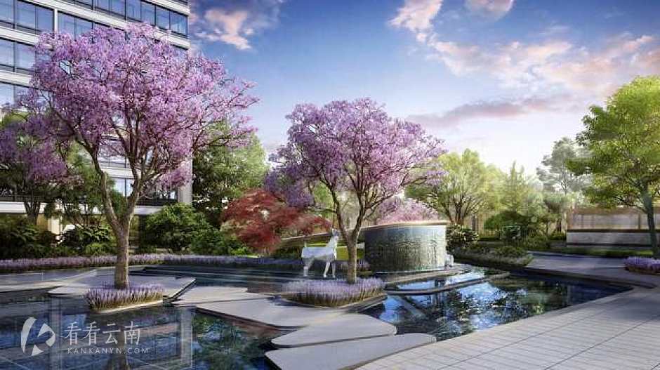 龙湖·山海原著高层意境图