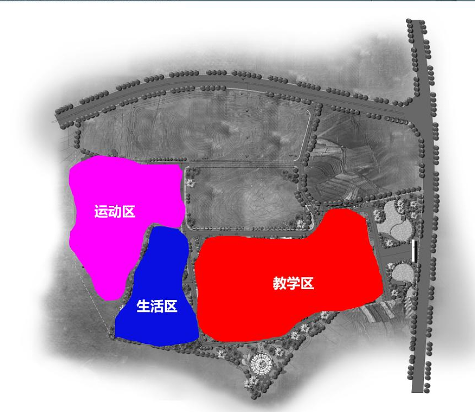 学校分区图