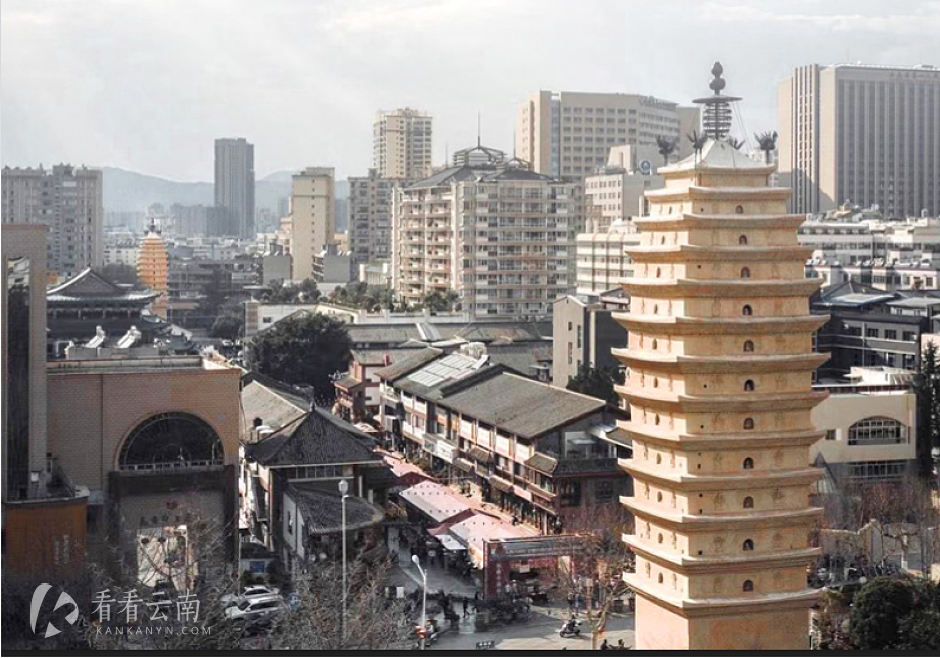 昆明城区一角