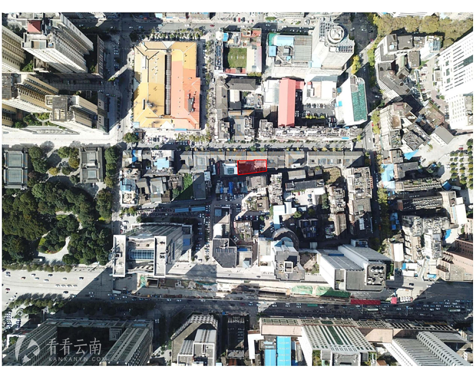 南强街历史街区俯瞰图