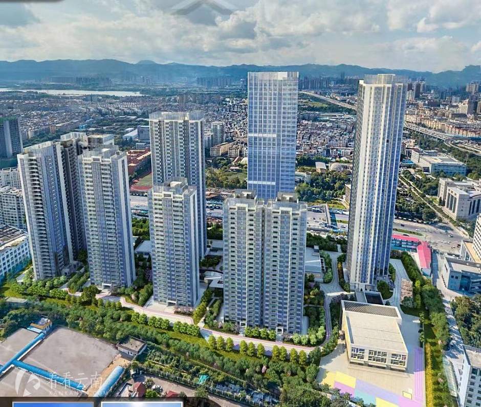 项目实景效果图（源于恒大地产云南信息）